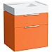 Тумба под раковину Laufen Kartell 60 4.0755.2.033.635.1 подвесная Оранжевая глянцевая