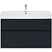 Тумба под раковину Aquanet Бруклин 100 310139 подвесная Антрацит матовый