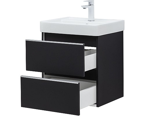 Тумба под раковину Aquanet Вега 50 329594 подвесная Черная