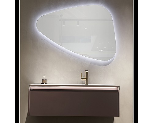 Тумба с раковиной Orans BC-4060-1200R 120 40601200R подвесная Лиловая матовая