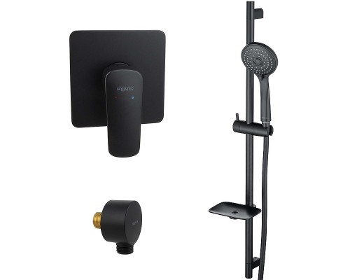 Душевая система Aquatek Вега AQ1076MB Черная матовая