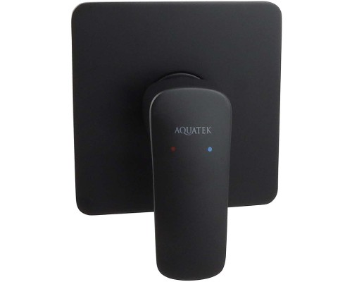 Душевая система Aquatek Вега AQ1076MB Черная матовая
