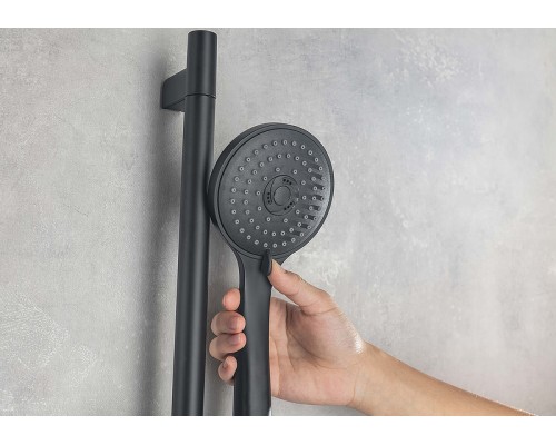 Душевая система Aquatek Вега AQ1076MB Черная матовая