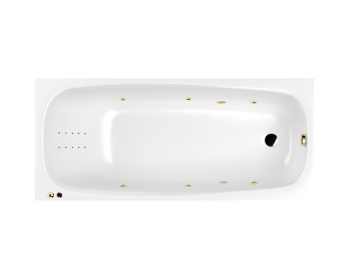 Акриловая ванна Whitecross Layla 170x75 с гидромассажем
