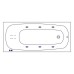 Акриловая ванна Whitecross Layla 170x75 с гидромассажем