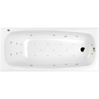 Акриловая ванна Whitecross Layla Slim 180x80 с гидромассажем