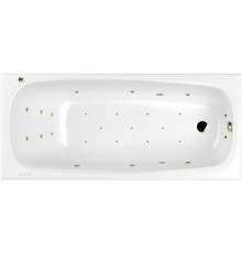Акриловая ванна Whitecross Layla Slim 180x80 с гидромассажем
