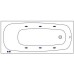 Акриловая ванна Whitecross Layla Slim 170x75 0122.170075.100.SOFT.BR с гидромассажем
