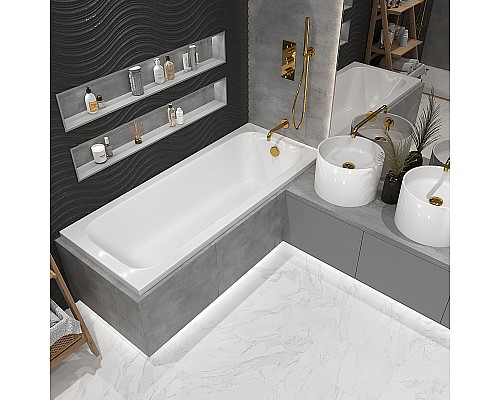 Акриловая ванна Whitecross Vibe 180x75 0105.180075.100 без гидромассажа Акриловая ванна Whitecross Vibe 180x75 0105.180075.100 без гидромассажа