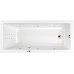 Акриловая ванна Whitecross Wave Slim 170x75 с гидромассажем