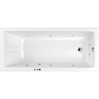 Акриловая ванна Whitecross Wave Slim 150x70 с гидромассажем