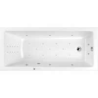 Акриловая ванна Whitecross Wave Slim 160x70 с гидромассажем
