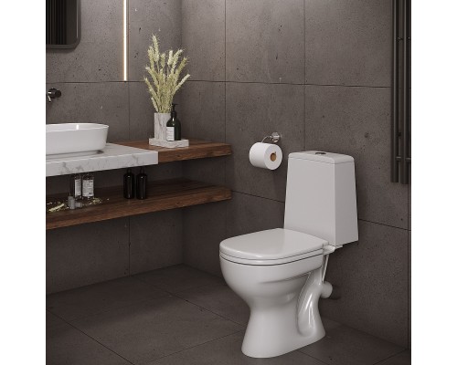 Унитаз компакт Aringa Рио AR01002WH с бачком и сиденьем Микролифт