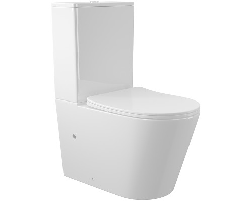 Унитаз компакт Aqueduto Cone AQDSCON10 с бачком и сиденьем Микролифт