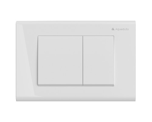 Комплект унитаза с инсталляцией Aqueduto Ovo AQDS022 с сиденьем Микролифт и Белой глянцевой клавишей смыва