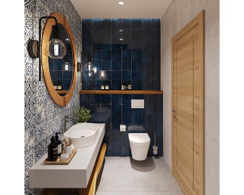 Комплект унитаза с инсталляцией Aqueduto Ovo AQDS022 с сиденьем Микролифт и Белой глянцевой клавишей смыва