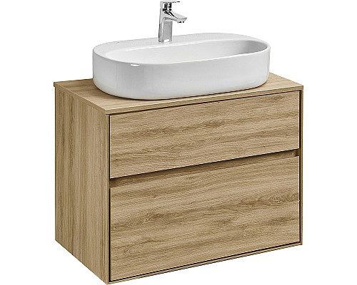 Тумба под раковину Aquaton Либерти 75 1A279501LYC70 подвесная Дуб эльвезия