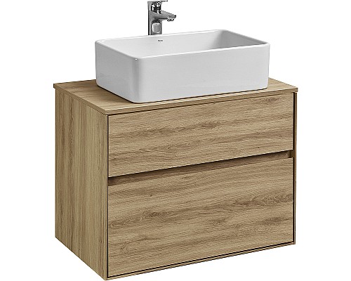 Тумба под раковину Aquaton Либерти 75 1A279501LYC70 подвесная Дуб эльвезия