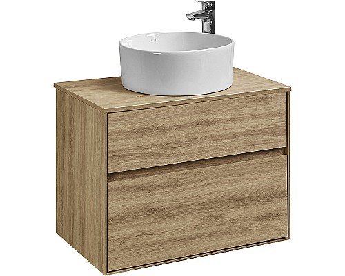 Тумба под раковину Aquaton Либерти 75 1A279501LYC70 подвесная Дуб эльвезия