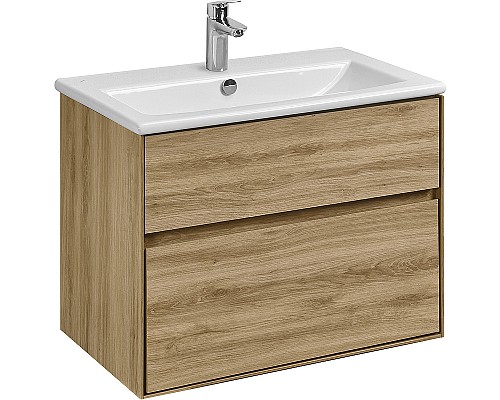 Тумба под раковину Aquaton Либерти 75 1A279501LYC70 подвесная Дуб эльвезия