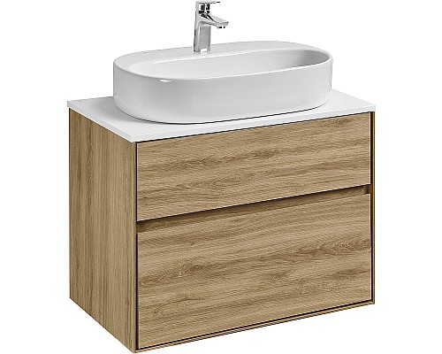 Тумба под раковину Aquaton Либерти 75 1A279501LYC70 подвесная Дуб эльвезия