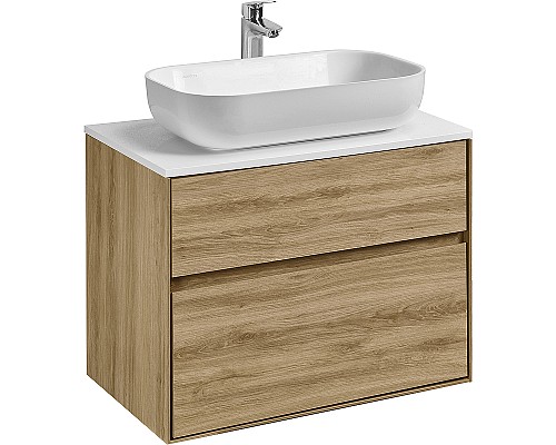 Тумба под раковину Aquaton Либерти 75 1A279501LYC70 подвесная Дуб эльвезия