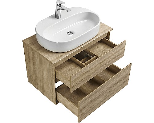 Тумба под раковину Aquaton Либерти 75 1A279501LYC70 подвесная Дуб эльвезия