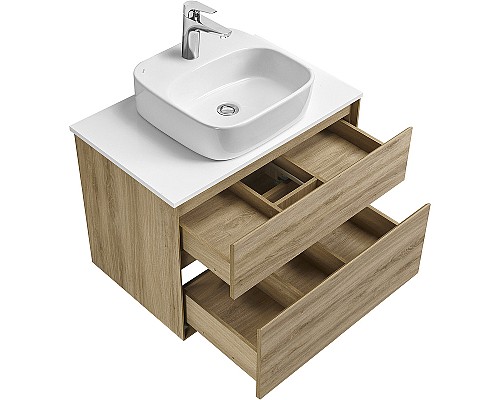 Тумба под раковину Aquaton Либерти 75 1A279501LYC70 подвесная Дуб эльвезия