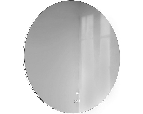 Зеркало Jorno Solo 77 Solo.02.77/W/RL с подсветкой с сенсорным выключателем и часами