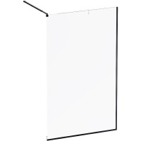 Душевая перегородка AM.PM Func 120 W84WI-120-F1-BTE профиль Черный стекло прозрачное
