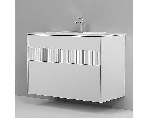 Тумба под раковину AM.PM Func 100 M8FFUX1002WM подвесная Белая матовая