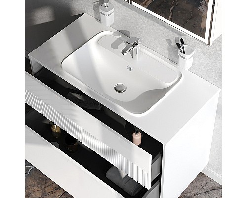 Тумба под раковину AM.PM Func 100 M8FFUX1002WM подвесная Белая матовая