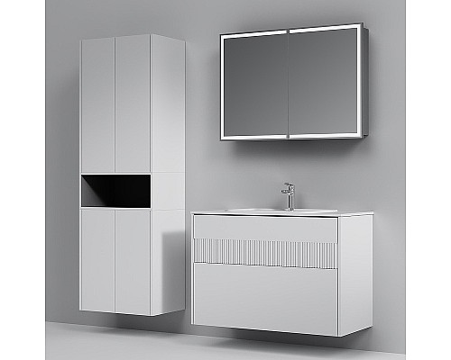 Тумба под раковину AM.PM Func 100 M8FFUX1002WM подвесная Белая матовая