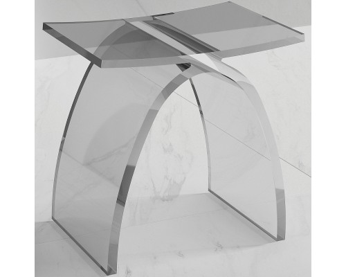 Стульчик для ванной Abber Kristall AT1739Perle Прозрачный