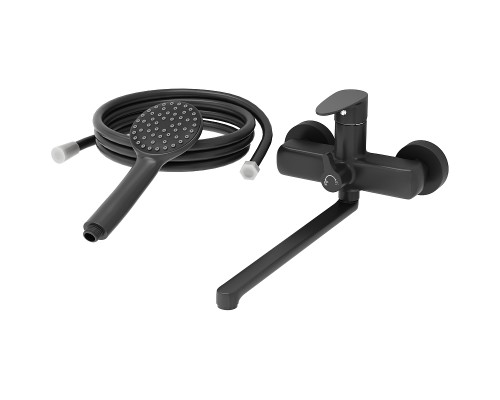 Смеситель для ванны Aringa Рейн AR02003BL универсальный Черный