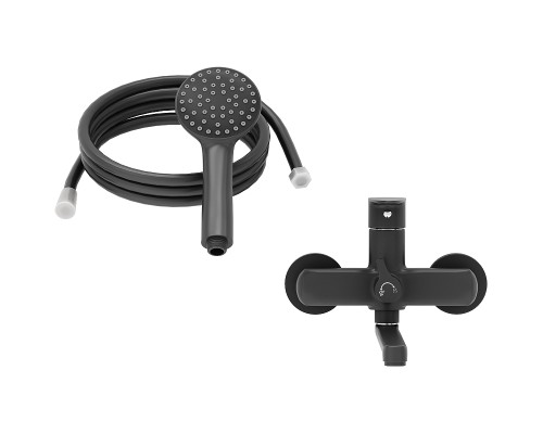 Смеситель для ванны Aringa Рейн AR02003BL универсальный Черный