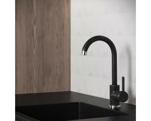 Смеситель для кухни Aringa Вико AR02018BL Черный