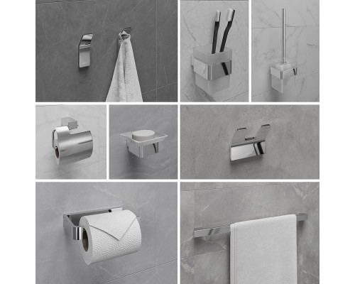 Держатель туалетной бумаги Lemark Smooth Line 9721007 Хром