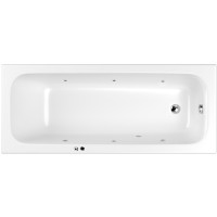 Акриловая ванна Whitecross Vibe 170x70 с гидромассажем