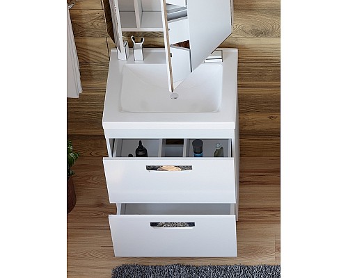 Тумба под раковину Vigo Plaza 70 tn.PLA.FOS.70.2Y Белая