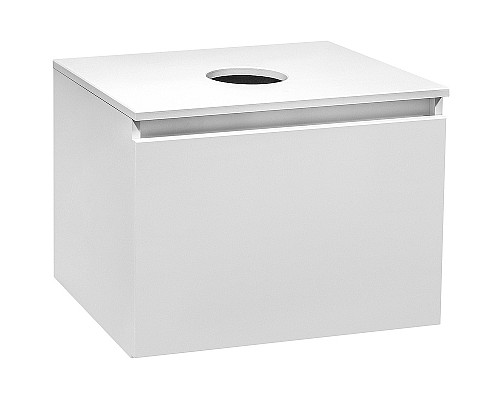 Тумба под раковину Runo Бари 60 00-00001473 подвесная Белая