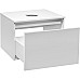 Тумба под раковину Runo Бари 60 00-00001473 подвесная Белая