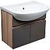 Тумба под раковину Runo Лада 60 00-00001369 подвесная Крафтовый дуб Графит