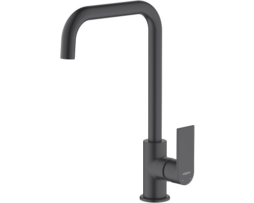 Смеситель для кухни Aquatek Лира AQ1480MB Черный матовый