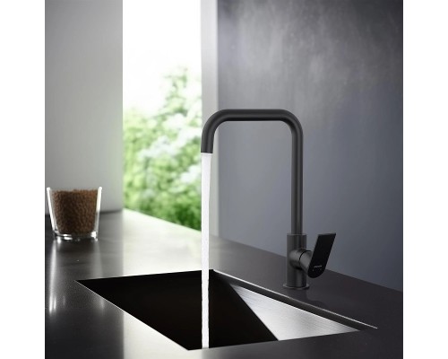 Смеситель для кухни Aquatek Лира AQ1480MB Черный матовый