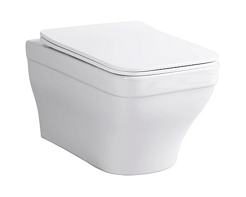 Комплект унитаза с инсталляцией Aquatek Set Aquatek Амадео cm-012 4в1 с сиденьем Микролифт и Черной матовой клавишей смыва