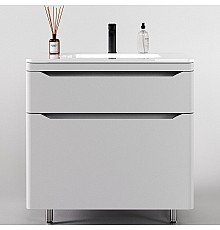 Тумба под раковину Style Line Марелла 80 Люкс Plus СС-00002401 Белый матовый антискрейтч
