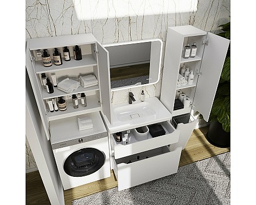 Тумба под раковину Style Line Марелла 80 Люкс Plus СС-00002401 Белый матовый антискрейтч Тумба под раковину Style Line Марелла 80 Люкс Plus СС-00002401 Белый матовый антискрейтч