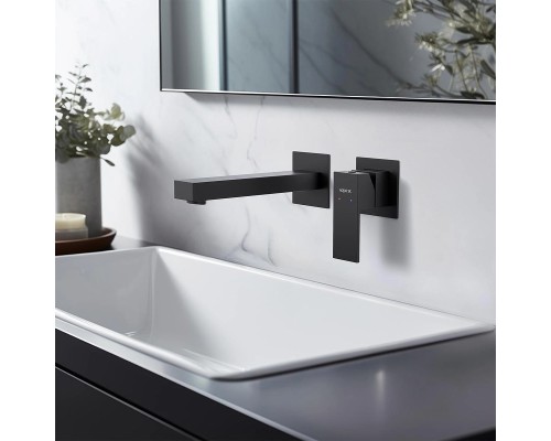 Смеситель для раковины Aquatek Либра AQ1613MB Черный матовый