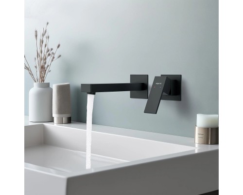 Смеситель для раковины Aquatek Либра AQ1613MB Черный матовый